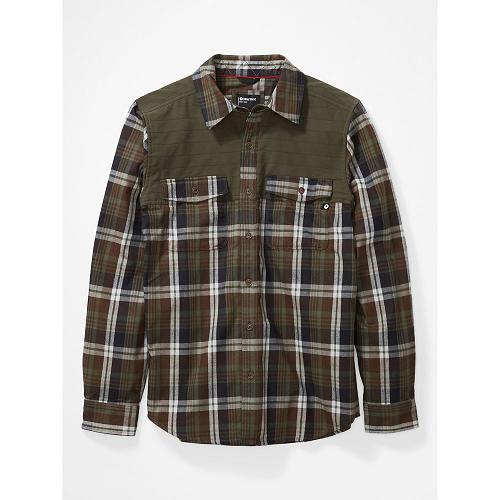 Marmot Clothes Green NZ - Needle Peak Shirts Mens NZ5072819